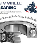 Rock Solid Front Wheel Bearing Assembly for Polaris Ranger RZR Sportsman Scrambler General ACE with Pro Grade Seals close-up
