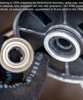 Hardcore Washer Tub Bearings And Seal Kit For Samsung WF Series, showing precision stainless bearing during inspection.