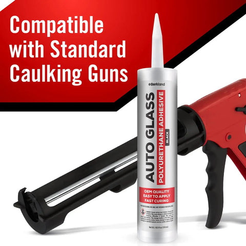 Fast Curing Windshield Adhesive For Auto Glass Replacement Pro Grade Urethane Sealant In Black Heavy Duty Bond For Cars And RVs OEM