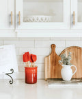 Kitchen with white cabinets featuring 10 Pack 3 Inch Gold Knurled Cabinet Pulls Brushed Brass Kitchen Cabinet Handles Drawer Pulls