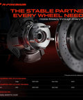 Heavy Duty Rear Wheel Bearing And Hub Assembly With 5 Lug Studs Fits Ford Edge 2007 To 2010 And Lincoln Mkx All Wheel Drive close-up view