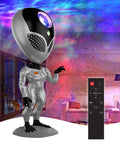 Talking Night Light Star Projector Galaxy Projector For Bedroom With Aliens Repeat Function 8 Color Sleep Light design