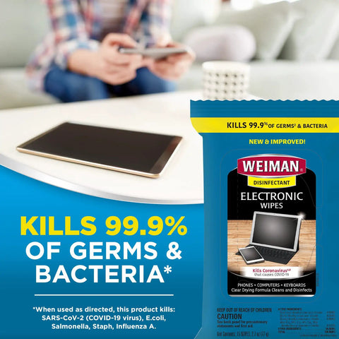 Disinfecting Electronic Wipes For Screens And Devices Keep Your Gadgets Clean On Laptops Computers Tablets And TVs