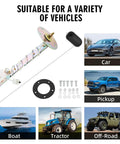Heavy Duty Fuel Sending Unit With Float 0 To 90 Ohms Replacement For Cars Trucks Boats, includes mounting hardware.