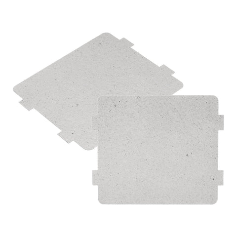 Two Microwave Waveguide Cover Replacement Mica Sheets 4.2 By 3.9 Inch 0.4 Mm Thick for insulation and protection.