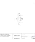 Built Tough Piloted Flange Bearing With Rugged Cast Iron Housing Four Bolt Mount And Felt Seals One Point Two Five Inch Bore technical diagram.