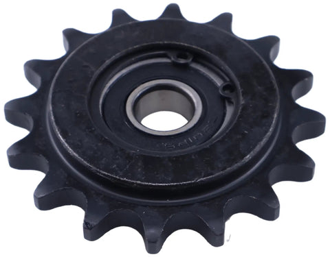 Half Inch Bore 16 Tooth Tensioner Idler Sprocket Compatible With 40 41 420 Chain Sealed Bearings Fits Fixed Shaft Durable Aluminum