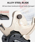 Powerful 120kN Electric Ratchet Cable Cutter For Copper And Aluminum Wires with alloy steel blade and cleaning brush