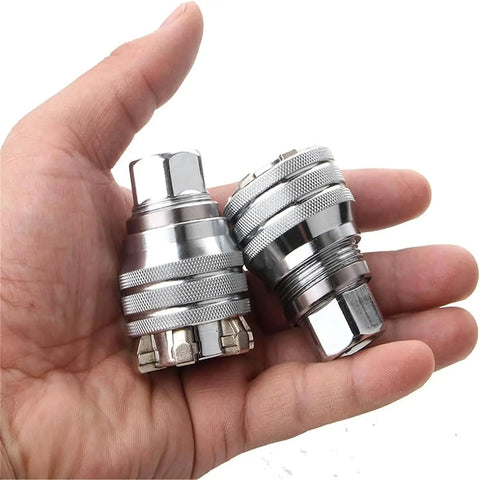 Universal Adjustable Socket Wrench With Adapter 10-19mm 3/8 To 3/4 Inch Ratchet Wrench Sleeve For 3/8 Drive Tools, held in hand
