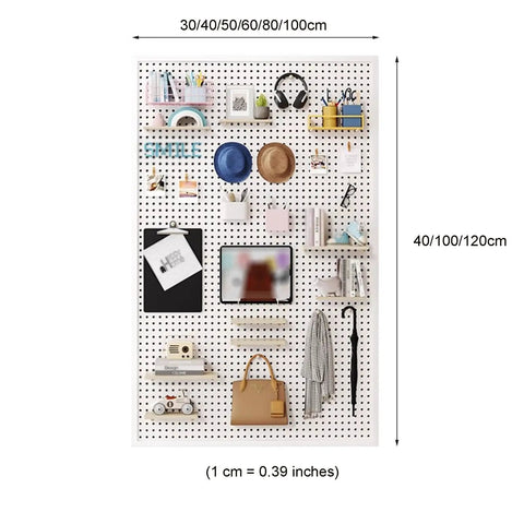 Heavy Duty Metal Pegboard Wall Organizer With Tools Hooks For Garage Shop Storage Green Powder Coated Steel Rack showing multiple storage items.
