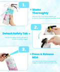 Epic Giant Gender Reveal Fire Extinguisher Pack With Blue Smoke Bombs And Dope Biodegradable Color Blaster for Hype Baby Shower instructions.