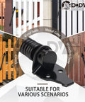 14 Inch Heavy Duty Gate Spring With Adjustable Tensioner Automatic Self Closing For Wood Vinyl And Steel Gates, matte black design.