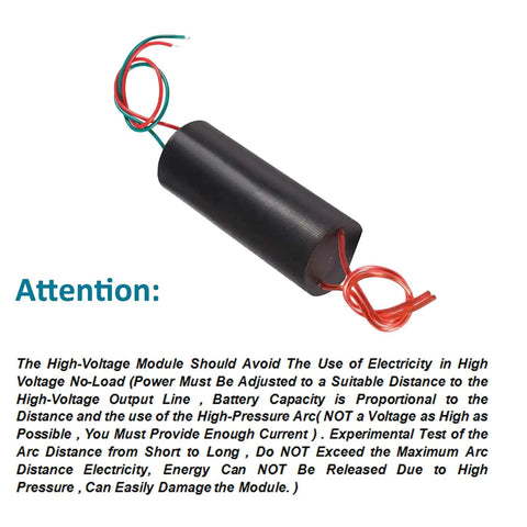 High Voltage Boost Module From 3V To 6V Input To 400kV Output Two Pack DC Step Up Power Transformer for lab projects