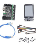 Level Up Your 3D Prints With This Lightning Fast 32 Bit STM32F407VET6 Control Board with 3.5 Inch Touchscreen and accessories.