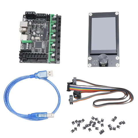 Level Up Your 3D Prints With This Lightning Fast 32 Bit STM32F407VET6 Control Board with 3.5 Inch Touchscreen and accessories.
