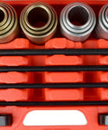 26 Piece Universal Bushing Press And Pull Sleeve Kit For Automotive Repairs Includes Bearings And Seals Removal And Installation