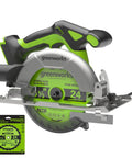 Heavy Duty Brushless Cordless Circular Saw Tool Only Featuring Snappy 24 Volt Battery Power And Knockout Demolition Cutting With Easy Lock Bevel Adjustment For Dependable High Speed Performance