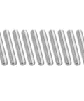 PATIKIL 3/8-16 UNC stainless steel fully threaded rods, 2 in length, 10 pcs