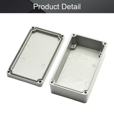 Aluminum Enclosure Project Box IP65 Dustproof Waterproof Junction Box 115x64x37mm Surface Mount Metal Case open view