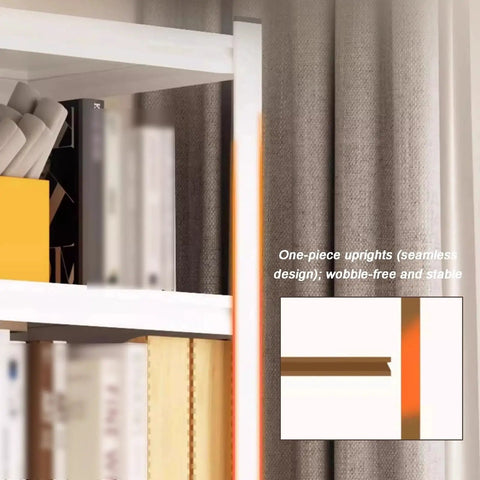 Heavy Duty 4 Tier Metal Garage Storage Shelf Built Like A Tank Carbon Steel Rack With Extra Large Capacity wobble-free design detail.