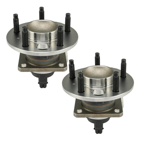 Pack of 2 rear wheel hub bearing assembly fits Buick LeSabre Lucerne Riviera, Cadillac DTS DeVille, Chevy Malibu, 5 lug ABS