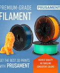 Pro Grade Clear PETG 3D Printer Filament 1.75Mm 1Kg Built Different Beast Mode Strength For Rock Solid Jigs And Mechanical Brackets With Zero Warping And Flawless Layer Adhesion Every Time, colorful spools displayed with a lion figure.