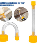 Wet Vac Attachment AC Drain Lines Cleaner Tool AC Drain Line Vacuum Adapter Unclog And Evacuate ABS flexible hose for various scenarios