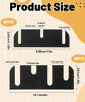 Door Hinge Shims Kit for Easy Alignment and Gap Filling, 12 Pcs Adjustable 0.050 Inch Thick Spacers for 4 Inch Hinges