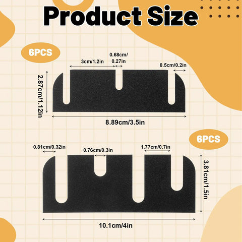 Door Hinge Shims Kit for Easy Alignment and Gap Filling, 12 Pcs Adjustable 0.050 Inch Thick Spacers for 4 Inch Hinges
