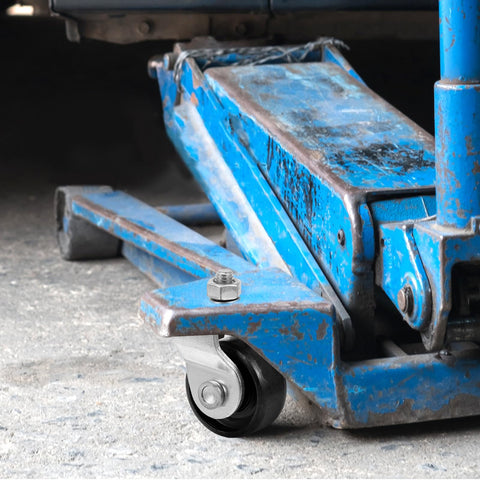 2 Ton Floor Jack Caster For Heavy Duty Garage Use With Hydraulic Front Wheel Replacement Premium Steel Construction Wear Resistant Casters