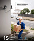 Solar Panel Powered WiFi Outdoor Security Camera Kit With 2K Resolution monitoring motion detection event outside house