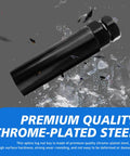 Heavy Duty 6 Spline Lug Nut Socket For Wheel Lock Removal And Fuel Rim Key With Sleek Chrome Finish Fits 21 And 22 Millimeter Hex Socket Wrench Grease Monkey Approved Rig Puller For Street Rigs, view of chrome-plated steel socket.