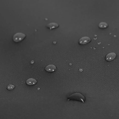 Close-up of waterproof nylon fabric on Quickdraw Hanging Storage Bag For Home, Backpacking, And Camping, Foldable Go-To Gear Organizer.
