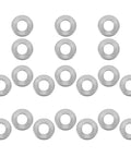 M6 40 Pack Premium 304 Stainless Steel Conical Spring Washers With Single Side Knurl Grip for fastener security.
