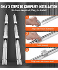 Complete Linear Guide Rail Set With Two Rails And Four UU Bearing Blocks For Smooth CNC Motion And Your DIY CNC Rigs SBR12-25 installation steps