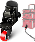 Packout Front Wheel Caster Kit For Milwaukee Packout Heavy Duty 200 Lb Capacity Steel Construction For Rolling Tool Box Flip Up Caster Wheel