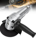 Hulking Five Inch Pneumatic Angle Grinder Dropping 11000 Rpm Of Wild Air Power for precise edge grinding and cutting.