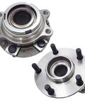 Pair Of Two Front Wheel Hub And Bearing Assemblies For Nissan Murano 09 Through 14 And Quest 11 Through 17 featuring a five lug pattern.