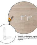 Capsule Vending Machine Replacement Parts 2 Pack Plastic Spiral Accessories Durable Gear For Mini Vending Machines Easy Replacement And Quick Install, transparent plastic replacement gear