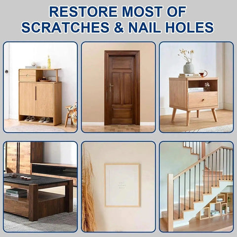 No Sweat Wood Repair Sticks Set Packed With Three Easy White Tones For Lightning Fast Furniture Fixes used on cabinets and doors.