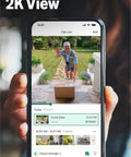 Hella Crisp 2K Smart Security Bundle With Battery Powered Front Porch Bell And Two Compact Indoor Cameras Offering Head To Toe Clarity on smartphone.