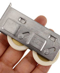 Solid As A Rock Stainless Steel Door Roller Pulley For Sliding Patio Door Windows And Tracks Nylon Wheel Replacement Roller held in hand