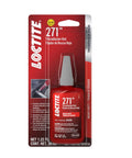 Heavy Duty Red Threadlocker For Metal Assemblies, 3,000 Psi Holding Power, Six Pack Of 36 Ml Bottles in blister packaging