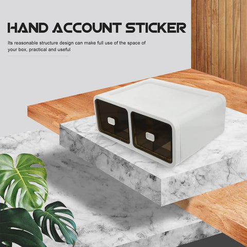 Kick It Organized With Top Tier Stackable Underwear Drawer Box featuring white and brown plastic design for efficient storage.