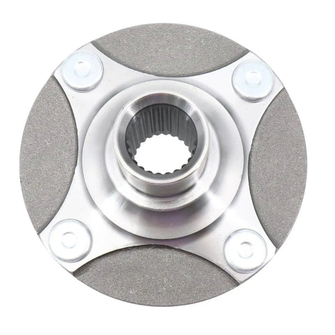 Front Wheel Bearing Hub Assembly Direct Bolt On Fit For Mitsubishi Mirage 2014 Through 2023 And Mirage G4 2017 Through 2023 detailed view showing steel housing and mounting point.