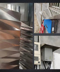 Universal Outdoor Electric Vehicle Charger Cover Hella Weatherproof Protector Roof For Charging Stations Solid Steel Housing on a wall.