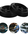 Tire Changer Cylinder Seal Kit 2 Pack With Dust Seal Durable Plastic Replacement Parts For Quick Easy Plug and Play Installation And Dust Protection Compatible With Most Tire Changer Machines, black seals