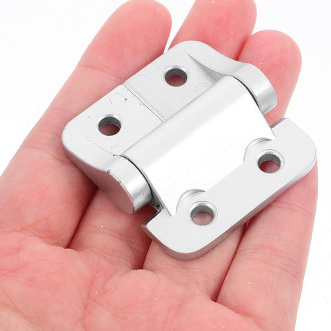 Torque Hinge For Cabinets Healeved, Adjustable Stopping Angle, Heavy Duty Zinc Alloy Cabinet Door Hinge held in a hand