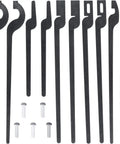 Five Types Blacksmith Tongs Bundle With Rivets For Beginners Featuring Flat Jaw Bolt Jaw Scroll Jaw Slot Jaw And V Bit Jaw Set For Metalworking And Welding Projects Dope Tools For Your Workshop Made From Five Sixteenth Inch Mild Steel