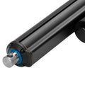 Close-up of 12V Heavy Duty Electric Linear Actuator Built Tough With 18 Inch Stroke And 900 Lbs Thrust IP67 Water Resistant Brushed DC Motor.